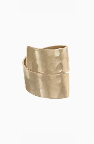 Bearfruit Jewelry Tamra Irregular Geometric Statement Ring Bold Modern Jewelry In Gold