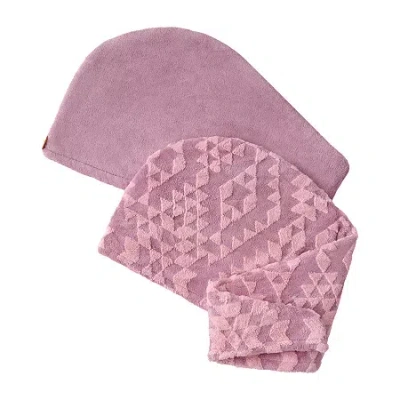 Bearpaw 2-pk. Geometric Hair Wrap In Pink
