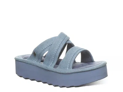Bearpaw Altitude Platform Sandal In Blue