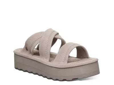 Bearpaw Altitude Platform Sandal In Gray