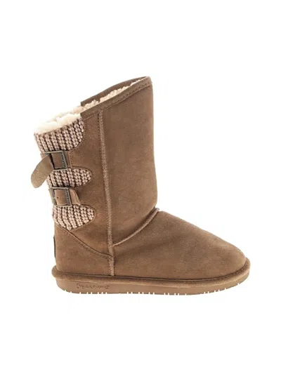 Pre-owned Bearpaw Ankle Boots In Brown