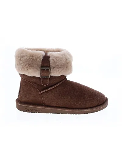 Pre-owned Bearpaw Ankle Boots In Brown