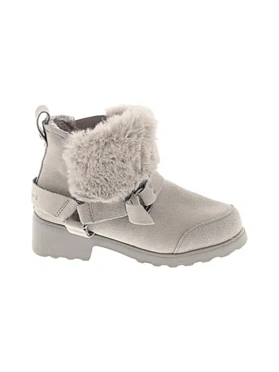 Pre-owned Bearpaw Ankle Boots In Gray