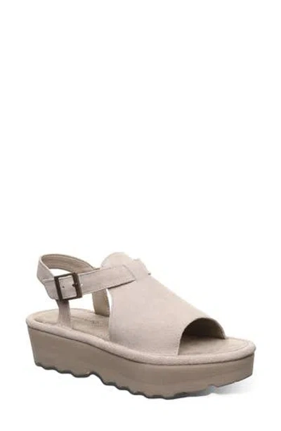 Bearpaw Ascend Faux Leather Wedge Sandal (women) In Multi