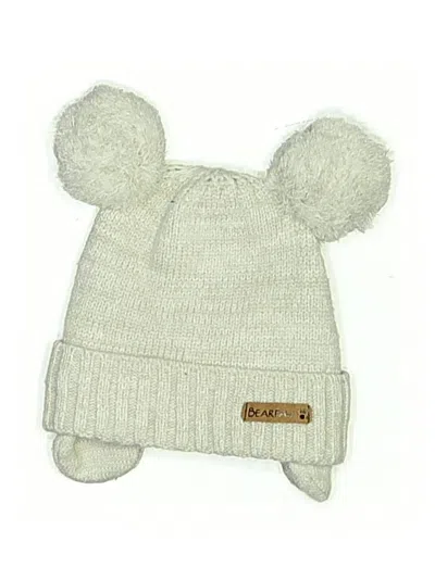 Pre-owned Bearpaw Babies' Beanie Hat In Ivory