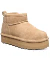 Bearpaw Little Girls Retro Shorty Platform Winter Boots From Finish Line In Iced Coffee