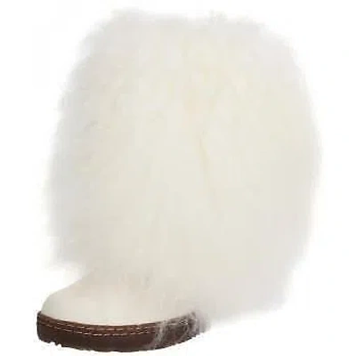Pre-owned Bearpaw Boetis Ii Women's Fur Boots White - 9 Medium