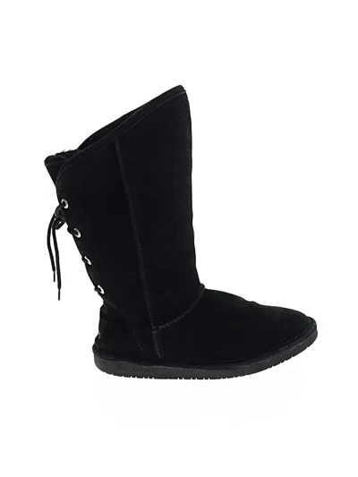 Pre-owned Bearpaw Boots In Black