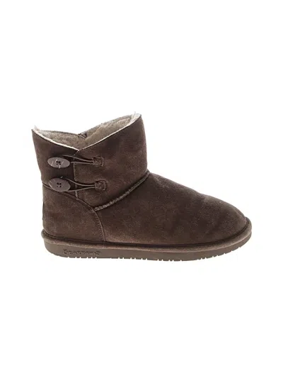 Pre-owned Bearpaw Boots In Brown