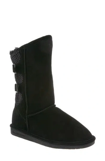 Bearpaw Boshie Genuine Sheepskin Boot In Black Boshie