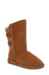 Bearpaw Boshie Womens Suede Faux Fur Lined Winter & Snow Boots In Hickory