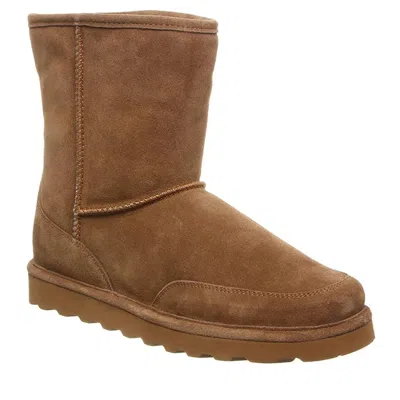 BEARPAW BRADY MEN'S BROWN SUEDE ROUND TOE MID-CALF WINTER BOOTS JOBB1119