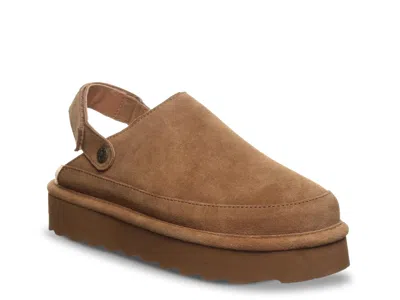 Bearpaw Brooke Platform Slipper In Brown