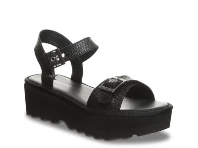 Bearpaw Cassidy Platform Sandal In Black
