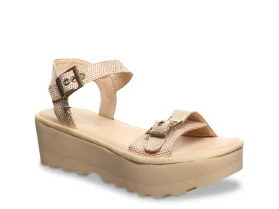 Bearpaw Cassidy Platform Sandal In Brown
