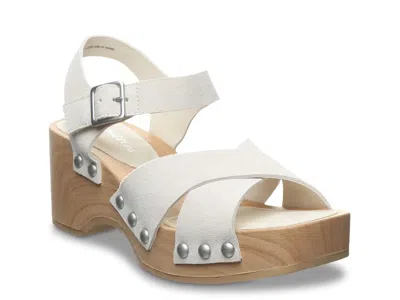 Bearpaw Colette Platform Sandal In White