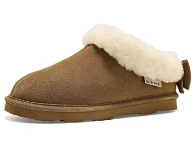 Bearpaw Delanie Women's Slippers Hickory Ii: 7 M, Suede In Brown