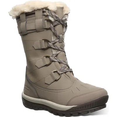Bearpaw Isabella Womens Wool Waterproof Snow Boots In White