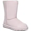 Bearpaw Elle Genuine Shearling Waterproof Boot In Pale Pink