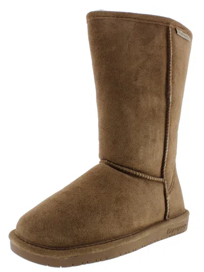 Bearpaw Emma Womens Mid-calf Winter Casual Boots In Brown