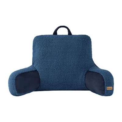 Bearpaw Erin Sherpa Bed Rest Pillow In Blue