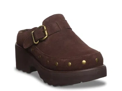 Bearpaw Falyn Platform Clog In Chicory Brown