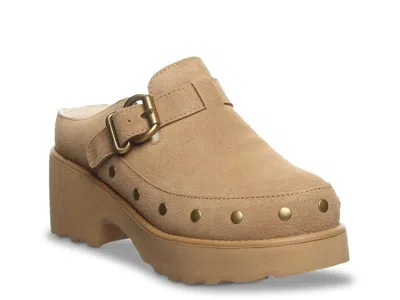 Bearpaw Falyn Platform Clog In Iced Coffee
