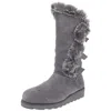 Bearpaw Genevieve Faux Fur Wedge Boot In Multi