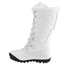 Bearpaw Isabella 10343883 Women's White Leather Waterproof Snow Boots Jobb2039 In White