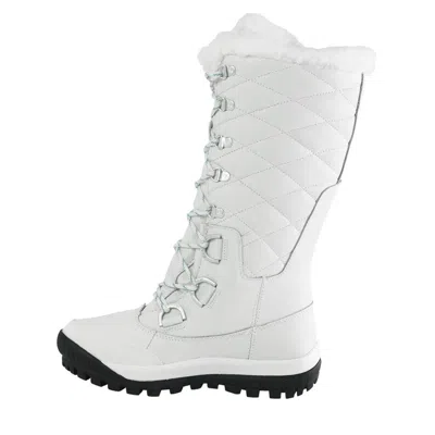 Bearpaw Isabella 10343883 Women's White Leather Waterproof Snow Boots Jobb2039