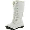 Bearpaw Isabella Genuine Sheepskin Lined Lace-up Boot In White