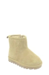 Bearpaw Kids' Bootie With Faux Fur Lining In Tan