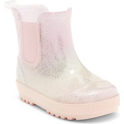 Bearpaw Kids' Pink Glitter Rain Boot