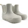 Bearpaw Kids' Shortie Rain Boot With Faux Fur Lining In White
