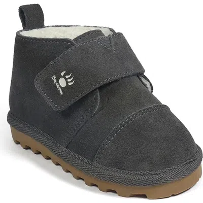 Bearpaw Kids' Suede Faux Fur Lined Boot In Animal Print