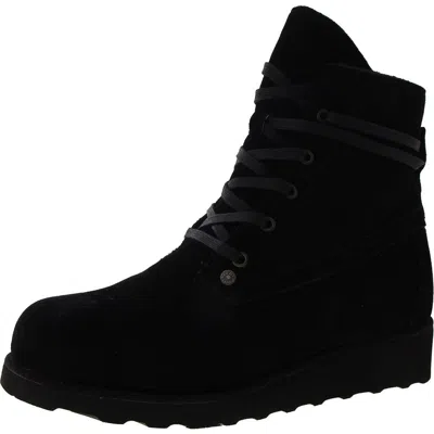 Bearpaw Krista Wide Womens Lined Winter & Snow Boots In Black