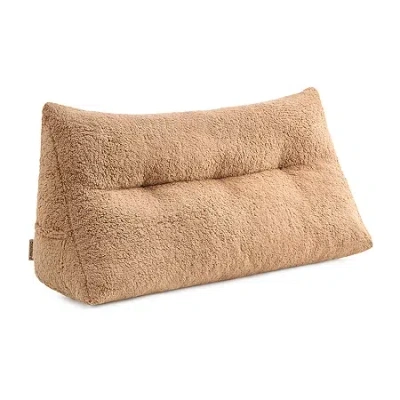 Bearpaw Leo Sherpa Specialty Wedge Pillow In Brown