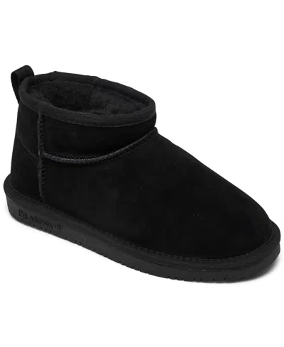 Bearpaw Kids' Little Girls Kiara Winter Boots From Finish Line In Black