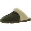 Bearpaw Loketta Womens Suede Slip On Slide Slippers In Multi