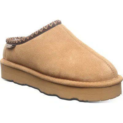 Bearpaw Martis Water Repellent Slipper In Iced Coffee Solid
