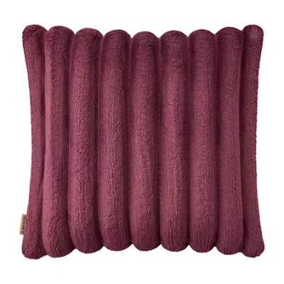 Bearpaw Millburn Square Throw Pillow In Red