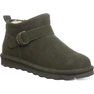 Bearpaw Petite Buckle Boot In Gray
