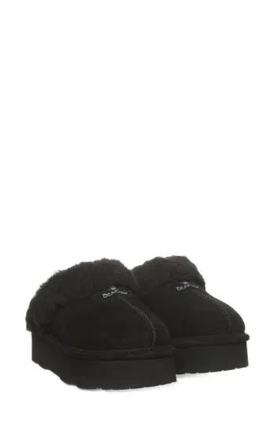 Bearpaw Retro Loki Suede Slipper In Black Solid