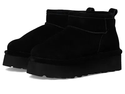 Bearpaw Retro Shorty (little Kid/big Kid) Girls Shoes Black Ii : 1 Little Kid M, Suede