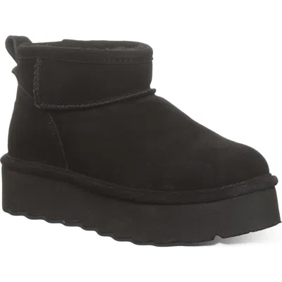 Bearpaw Retro Shorty Water Repellent Platform Boot In Black