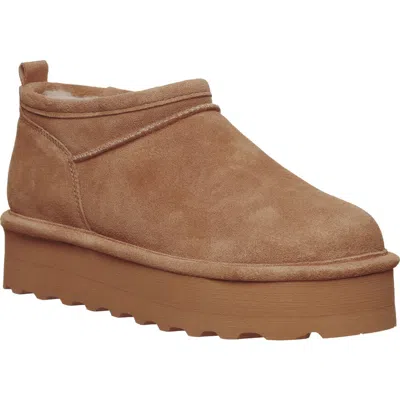 Bearpaw Retro Super Shorty Water Repellent Platform Boot In Brown