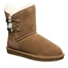 Bearpaw Rosaline Boots Womens Brown Suede Sheepskin Lined Snow Jobb1385 In Brown