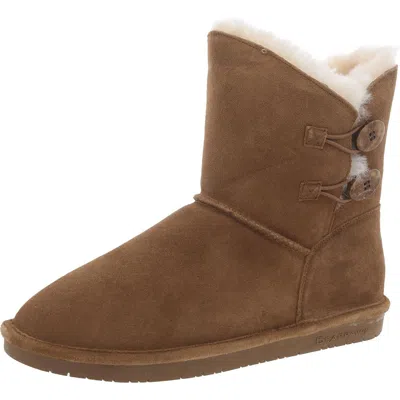 Bearpaw Rosaline Womens Suede Mid Sole Winter & Snow Boots In Multi