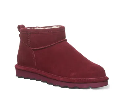 Bearpaw Shorty Bootie In Red