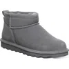 Bearpaw Shorty Genuine Shearling Lined Bootie In Gray